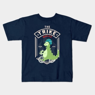 The Trike Whizz Dinosaur - Born to Ride Kids T-Shirt